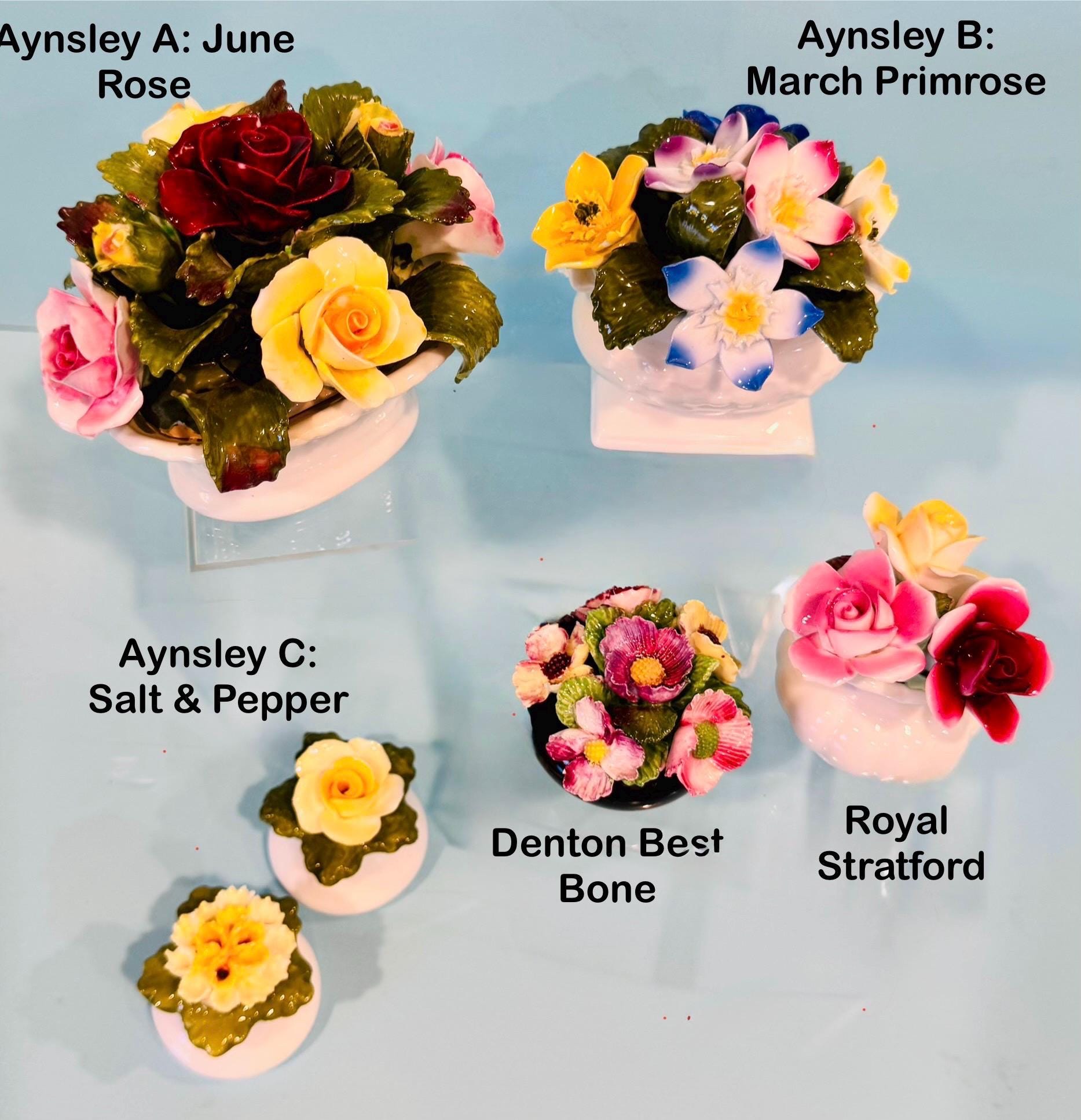 Bone China Floral Fancies ~ Vintage Aynsley Flower Bouquet