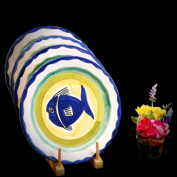 Fish Plates Etsy