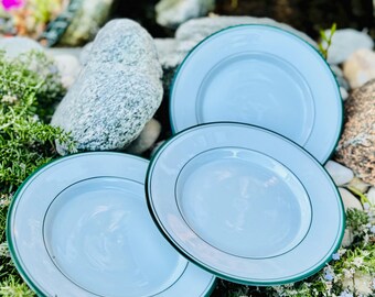 DANSK CONCERTO Allegro GREEN Bread Plates, Set of 3