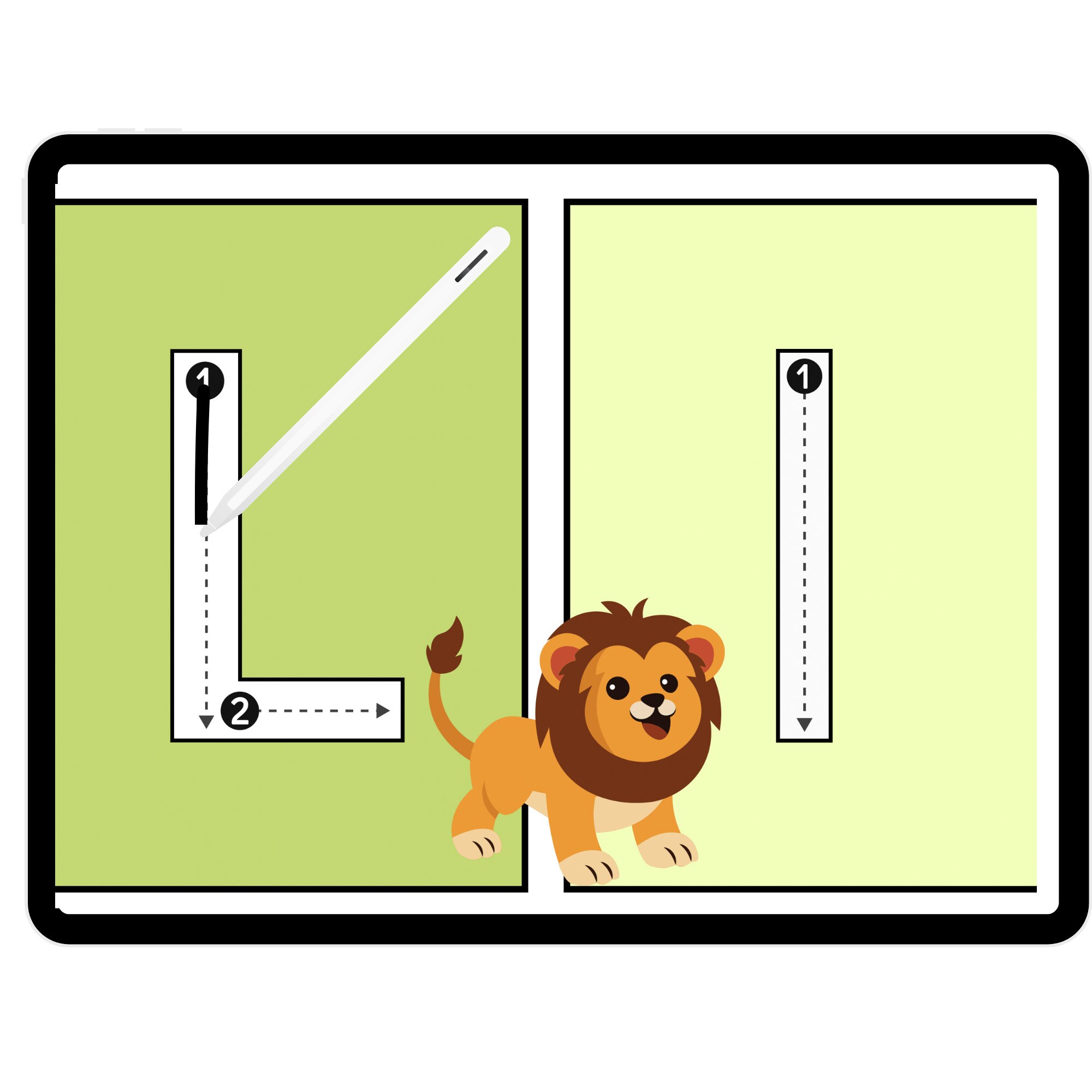 ABC Tracing Flash Cards Goodnotes Keynote & Other PDF Etsy