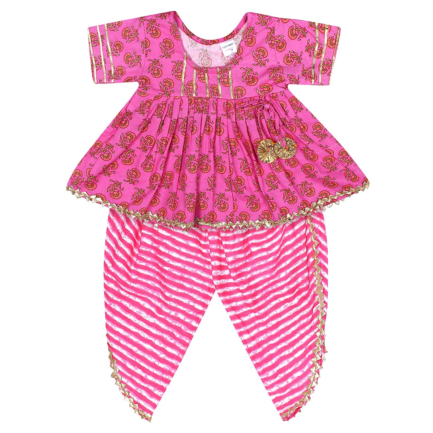 Amazon.com: Indian Salwar Suit/kurti dhoti salwar set/toddler indian baby  girls set, traditional dress set, baby indian wear, dhoti baby set (2-3  year) : Handmade Products