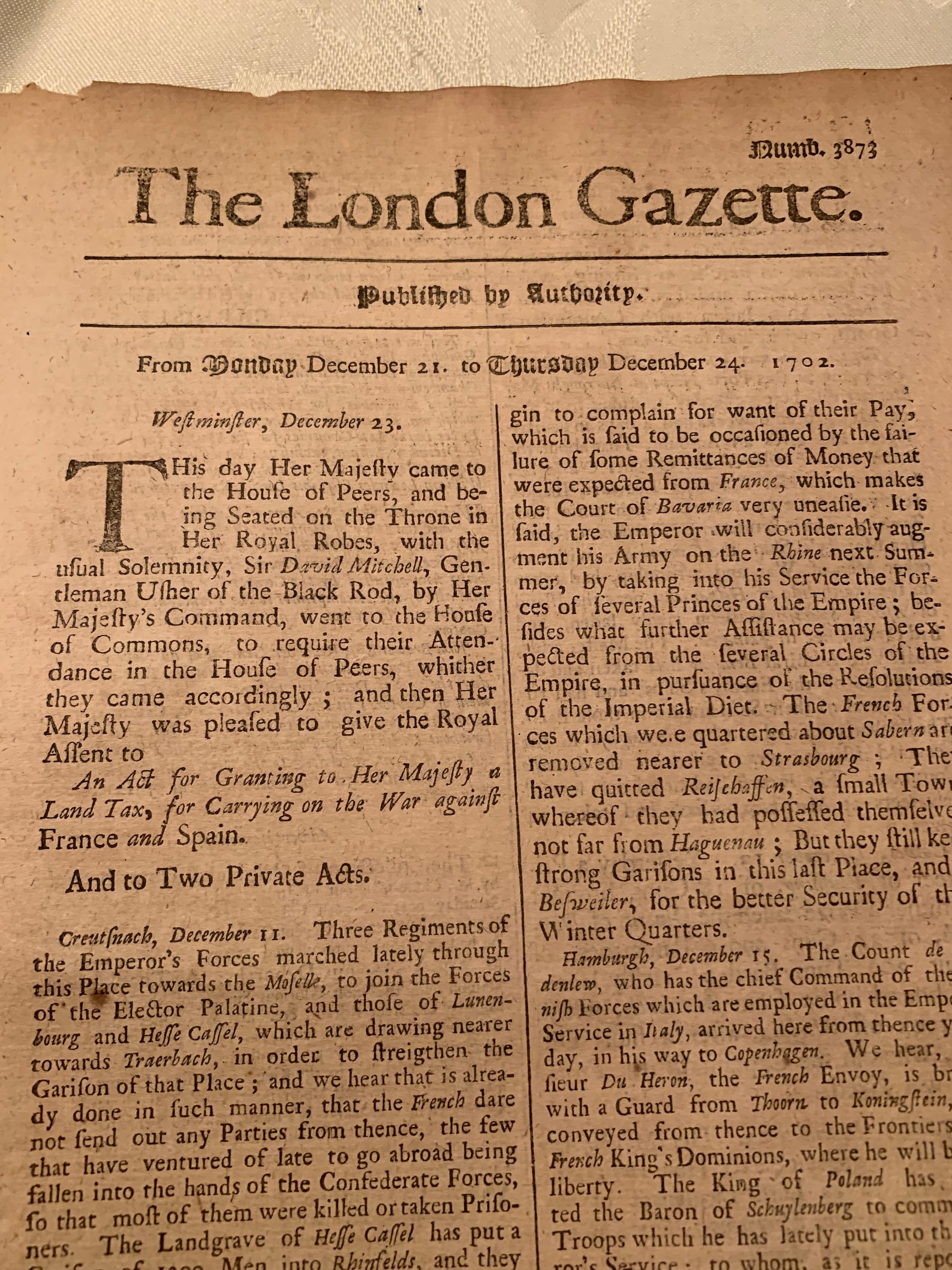 Lot of 10 Rare 17th Century Newspapers The London Gazette Etsy
