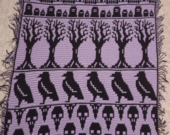 Memento Mori Overlay Mosaic Crochet Pattern