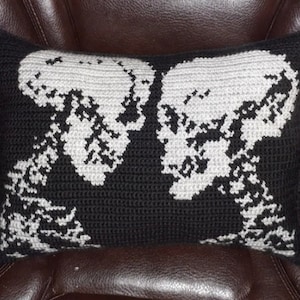 Til Death Crochet Pillow Graph