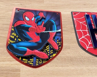 Spiderman birthday banner - personalized