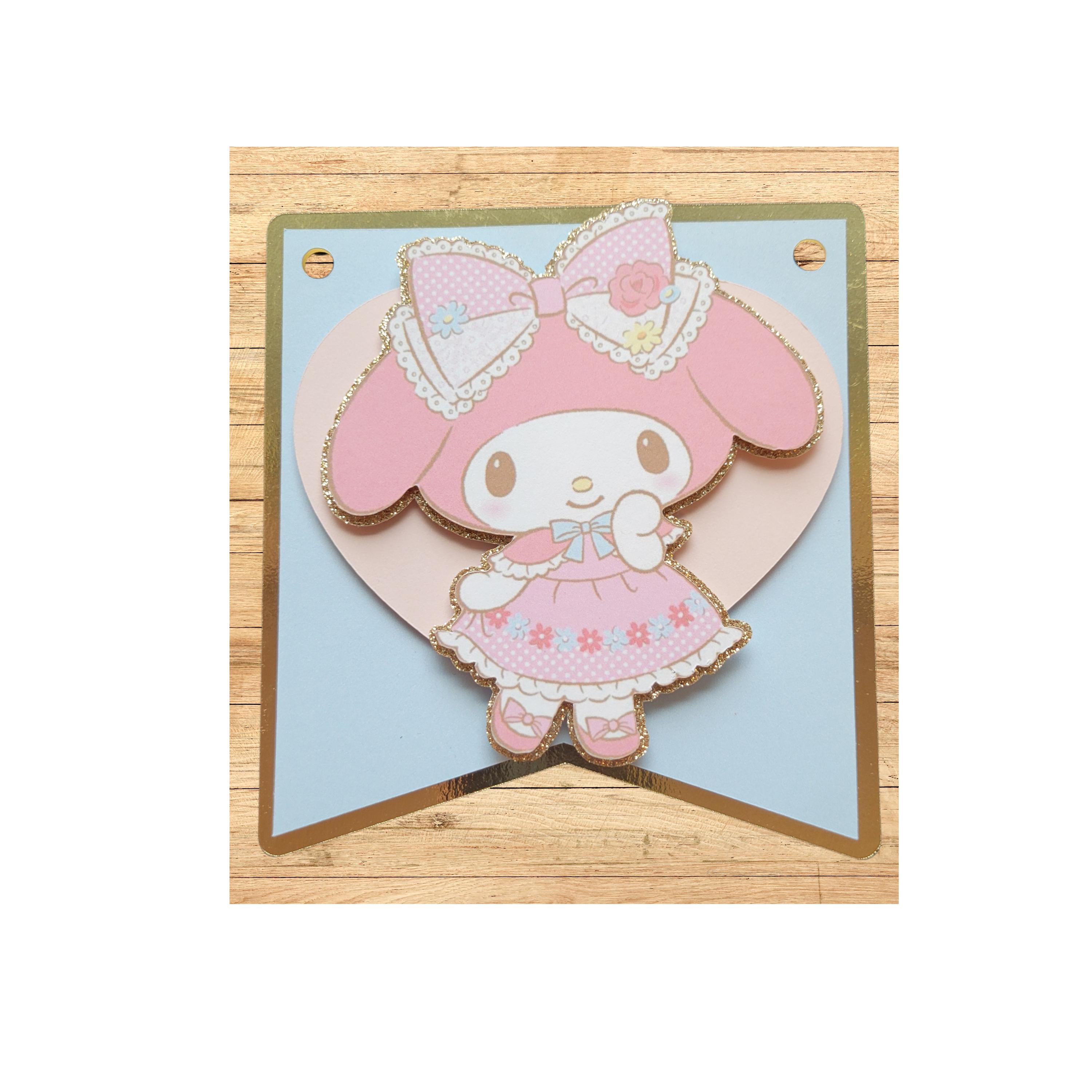 My Melody Birthday Banner - Personalized - Etsy