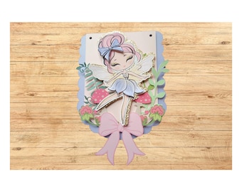 Fairy birthday banner - personalized