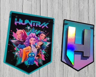 Kpop Demon Hunters, Huntr/x birthday banner - personalized
