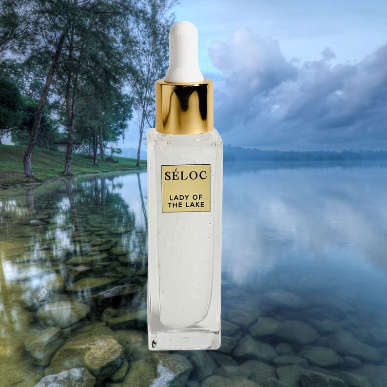 Botanical Seaweed Face Serum: Red Algae, Spirulina, MSM - “Lady of the Lake” 1OZ. image 20