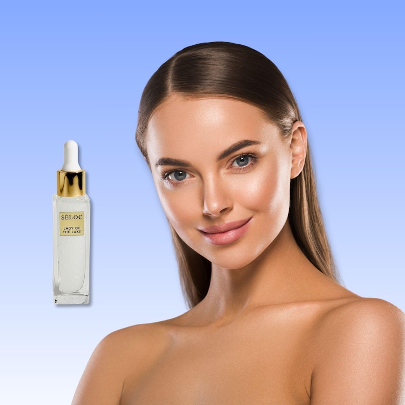 Botanical Seaweed Face Serum: Red Algae, Spirulina, MSM - “Lady of the Lake” 1OZ. image 8