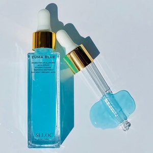 Blue Hyaluronic Acid Serum Plumping Serum Cleansing skincare Pimple skincare Wrinkle Serum Anti-aging Serum Hydrating Lotion Selfcare 1 OZ.