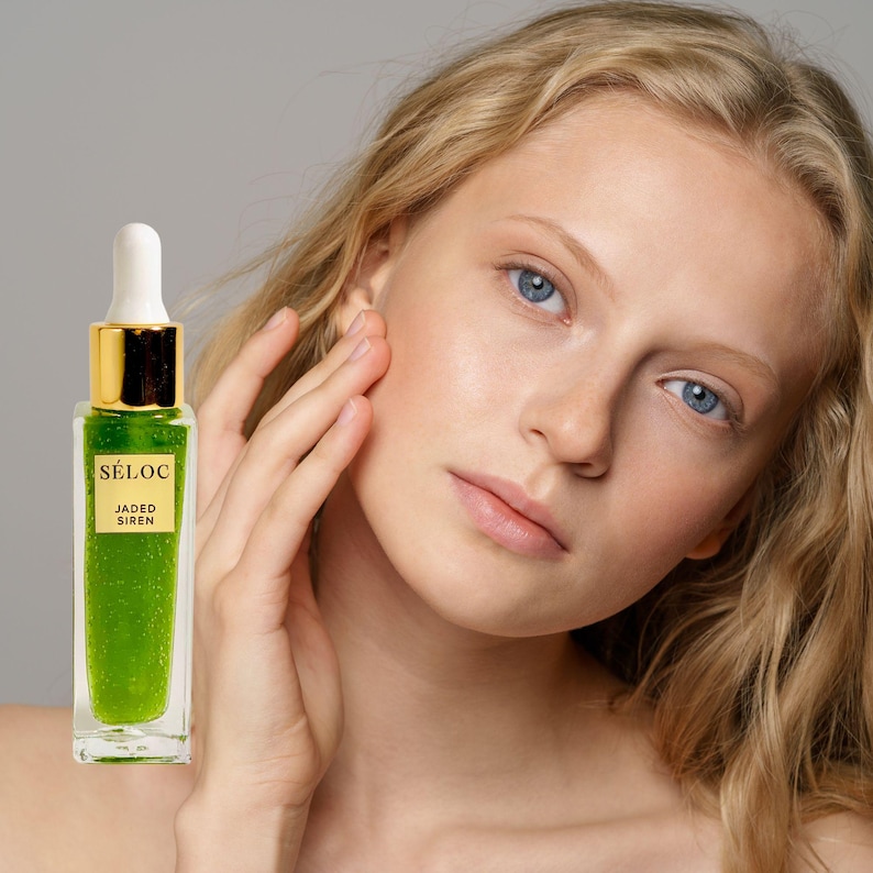 Sea Kelp Face Serum: Anti-Aging, Nourishing, and Firming “Jaded Siren” - 1oz afbeelding 1