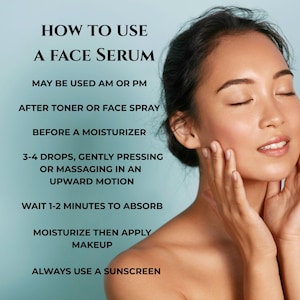 Botanical Seaweed Face Serum: Red Algae, Spirulina, MSM - “Lady of the Lake” 1OZ. image 7