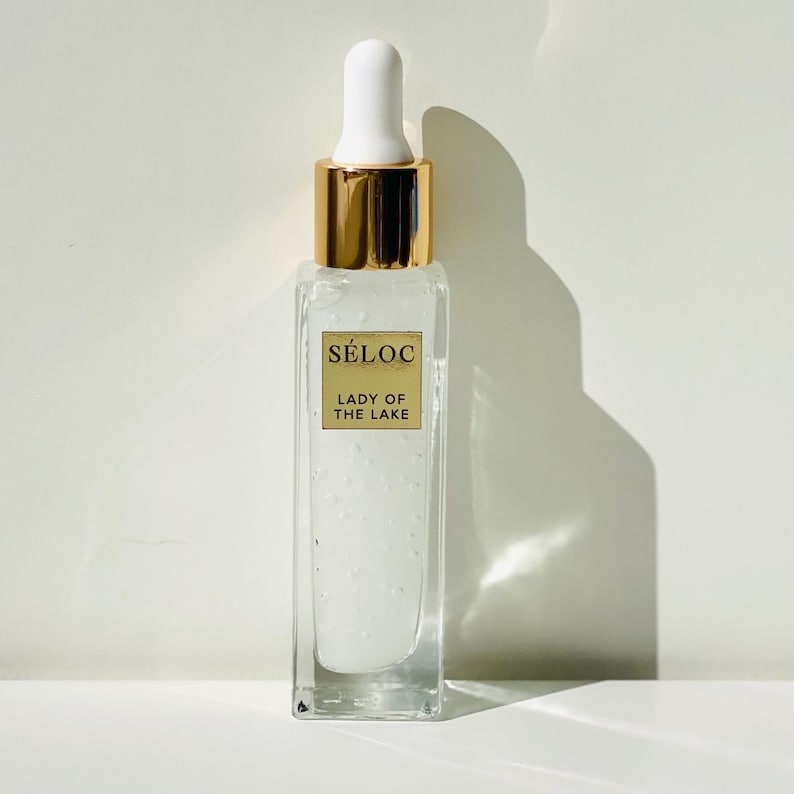 Botanical Seaweed Face Serum: Red Algae, Spirulina, MSM - “Lady of the Lake” 1OZ. image 5