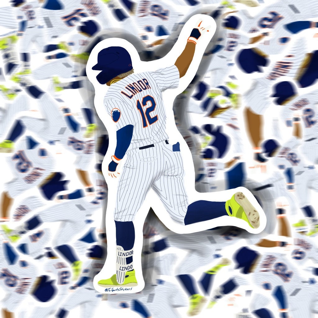 Francisco Lindor New York Mets Vinyl MLB Sticker 