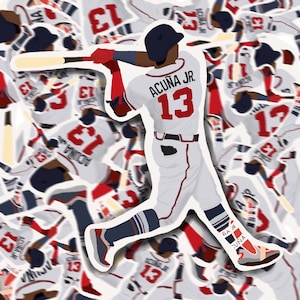 Ronald Acuña Jr. Atlanta Braves Sticker