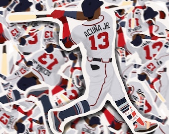 Ronald Acuña Jr. Atlanta Braves Sticker