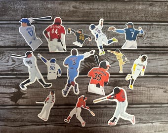 MLB Baseball Sticker Pack of 5: Choose Your Players!