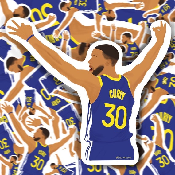 Steph Curry Golden State Warriors Basketball Vinyl Sticker - Etsy Steph Curry Golden State Warriors Basketball Vinyl Sticker - Etsy