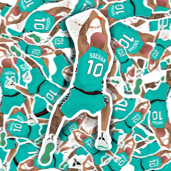 Jeremy Sochan San Antonio Spurs NBA Sticker