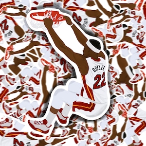 Jimmy Butler Miami Heat Vinyl Basketball Sticker