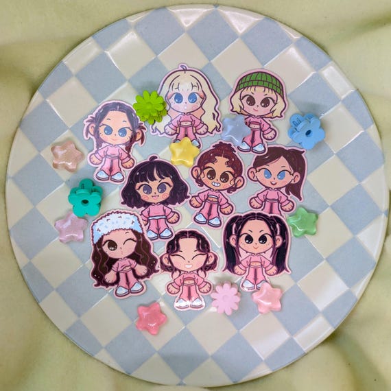 Idol Stickers | Katseye & Twice | for Scrapbooks, Planner Deco