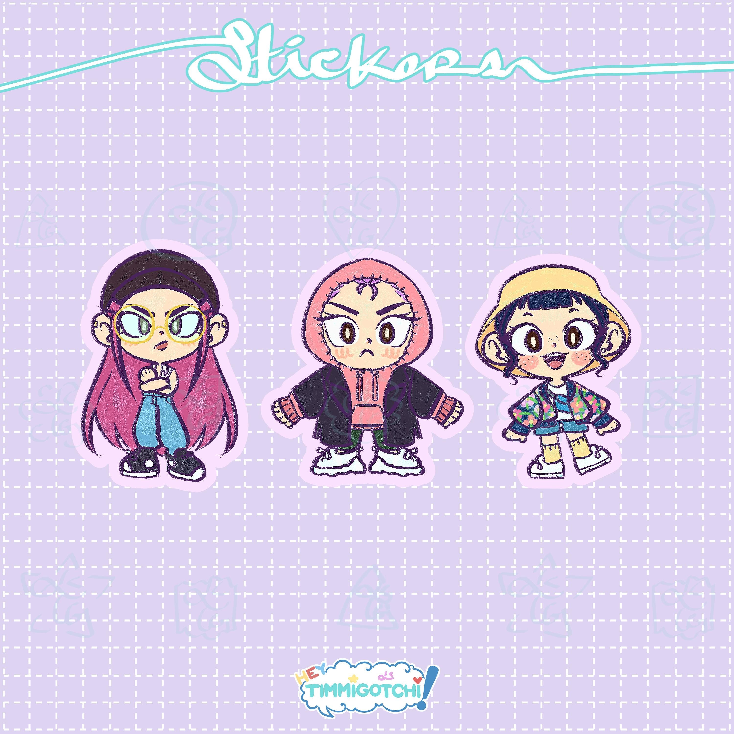 Kpop Demon Hunters Stickers | Mira Rumi Zoey | Stationary - Etsy