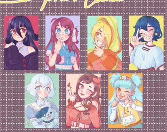 ZOMBIE LAND SAGA | Cartões Fotográficos de Roupas | Holográficos | Cartão ilustrado, Miniatura de Arte