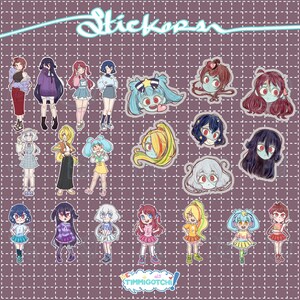 Zombie Land Saga | stickers | For Scrapbooks, Planner Deco, Bullet Journals | Stationary, Stickers ~spooky cute fashion outfits ~