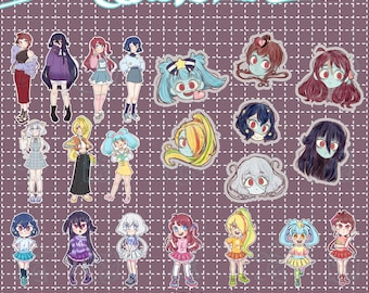 Pegatinas de Zombie Land Saga / Pegatinas brillantes/mate para agendas