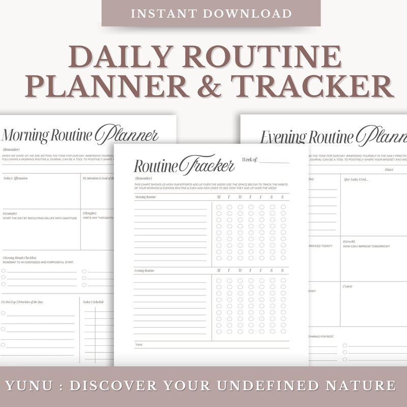 Routine Printable - Etsy
