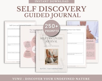 Self Discovery Journal: Guided Prompts for Personal Growth (Digital Download)