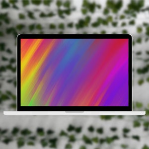 Rainbow wallpaper iPad iPhone background