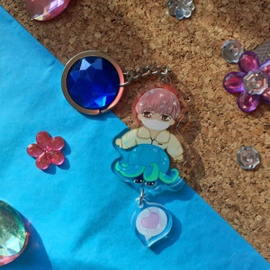 Kpop Ateez Seonghwa octopus costume acyrlic charm