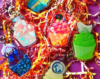 Lindos cupcakes inspirados en lightsticks del Kpop