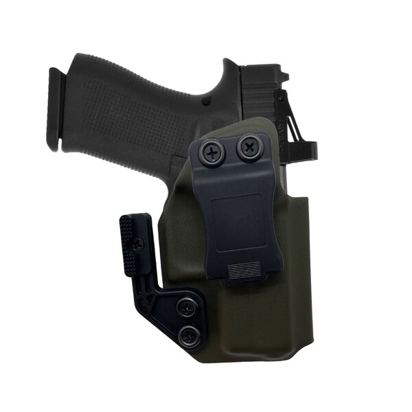Fits For Glock 43/ 43X MOS Fits Rmr OD Green With Mod Wing attachment Kydex IWB Concealment Holster
