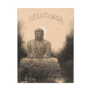 Ontwerp voor het titelblad van Akedysseril (c.1894) by Marius Bauer- Stretched Canvas