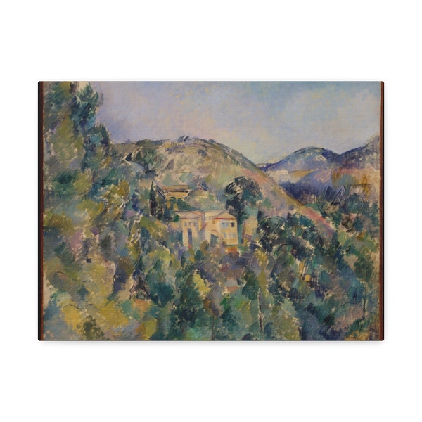 View of the Domaine Saint-Joseph, late 1880s, Paul Cezanne, French- Stretched Canvas