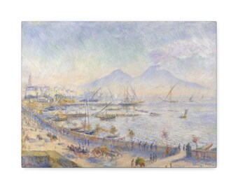 The Bay of Naples, 1881, Auguste Renoir, French - Stretched Canvas