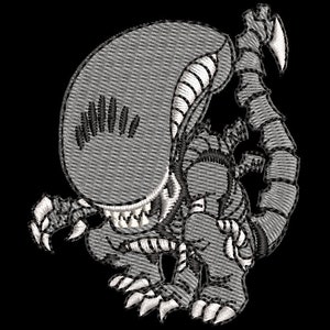 Mini Alien Embroidery Design File Dst Exp Pes Jef