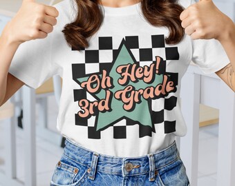Camisa de maestro de tercer grado / Camiseta de maestro de 3er grado / Regalos de agradecimiento del maestro / Regalo de maestro de 3er grado / Camisa de regreso a la escuela para maestro