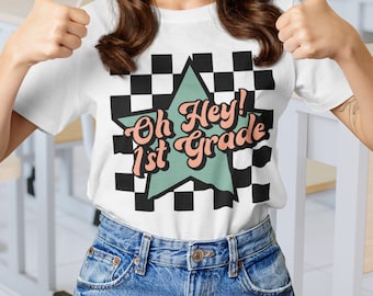 Erstklässler T-Shirt | 1. Klasse Lehrer Tee | Dankesgeschenke lehrer | Erstklässler Geschenk | Schulshirt für Lehrer
