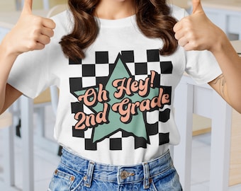 2. Klasse Lehrer Shirt |2. Klasse Lehrer T-Shirt | Lehrer-Dankesgeschenk | Schulshirt für Lehrer | 2. Klasse Lehrer Shirt