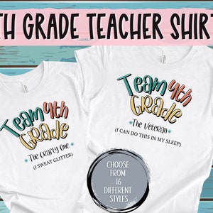 4th Grade Team Funny Teacher Shirts | Teacher Appreciation Gift | Individual Shirt for Fourth Grade Teacher | 4th Grade Teacher Shirt