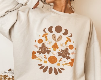 Sudadera Mushroom Cottagecore / Cottagecore Mushroom / Vintage Mushroom Shirt / Cottagecore Aesthetic / Goblincore Shirt / Mushroom Shirt