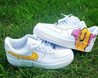 Custom Simpsons Nike Air Force 1 Etsy