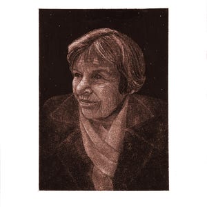 Portrait personnalisé à partir d'une photo | Portrait de famille, cadeau commémoratif pour papa et maman, cadeau perte de grand-mère, cadeau de deuil