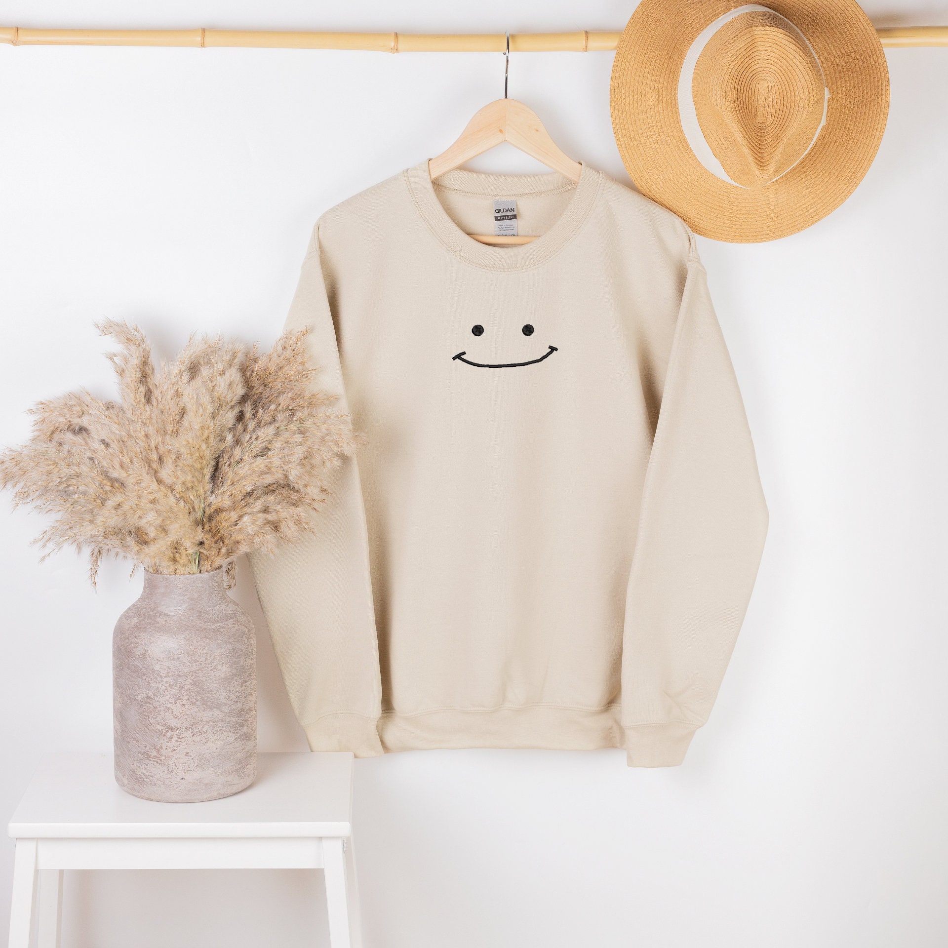 Smiley Face Sweater Etsy