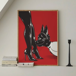 300px x 300px - Latex Fetish Art - Etsy