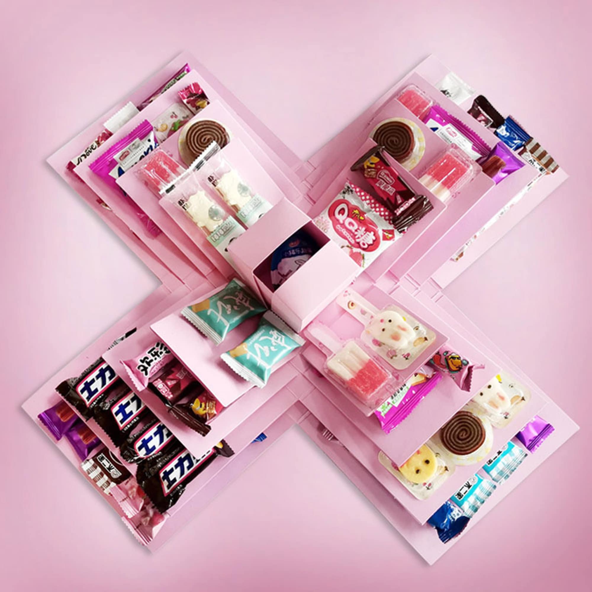 Candy Explosion Gift Boxes Candy Bar Wrappers Children Candy Box Gift